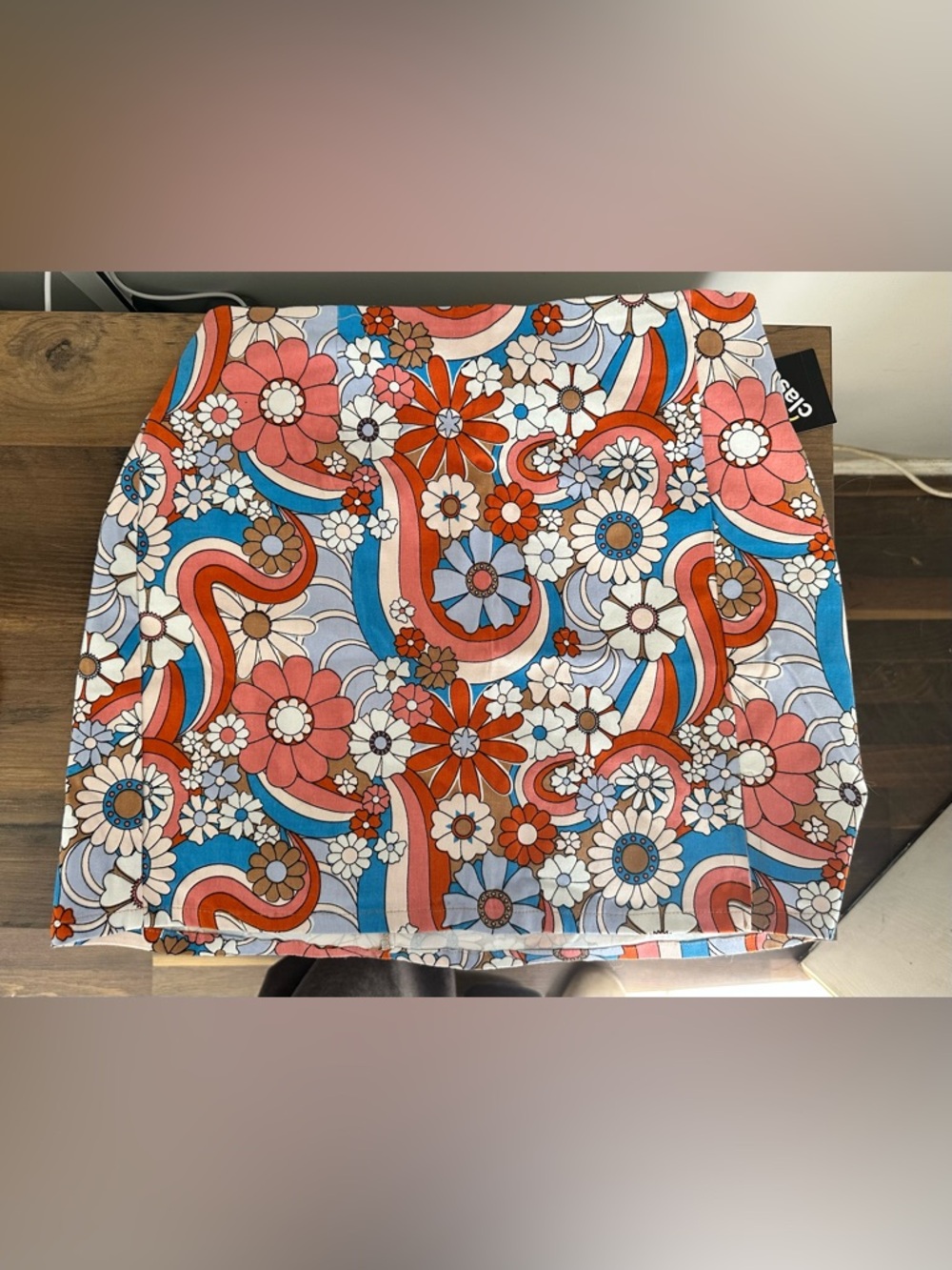 Art Class | Retro Floral Mini Skirt | XXL (18/20)